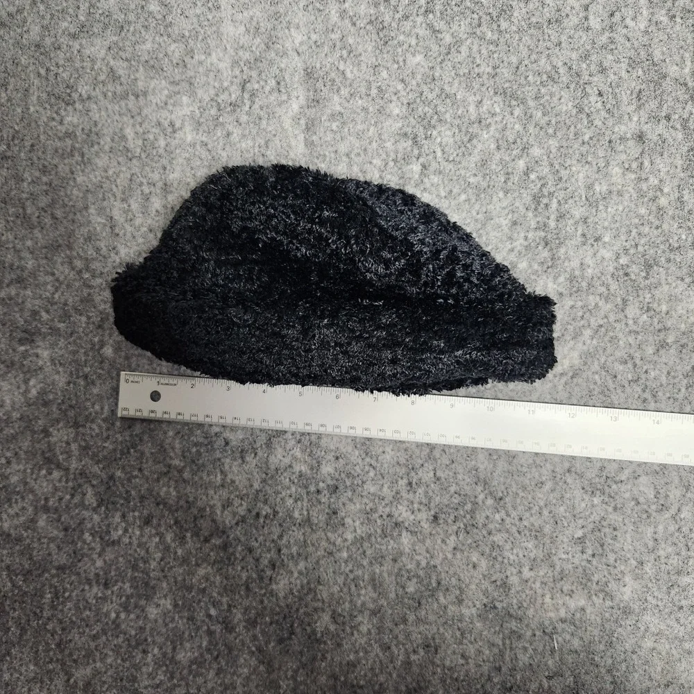 LL Bean Beanie Winter Hat Women Black‎ Fleece Polyester Gorpcore Outdoor Skiing